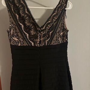 Black cocktail dress